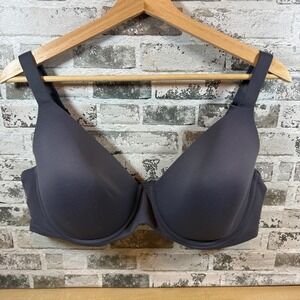 Soma Embraceable Perfect Coverage Full Coverage Bra 42DD Gray Ink